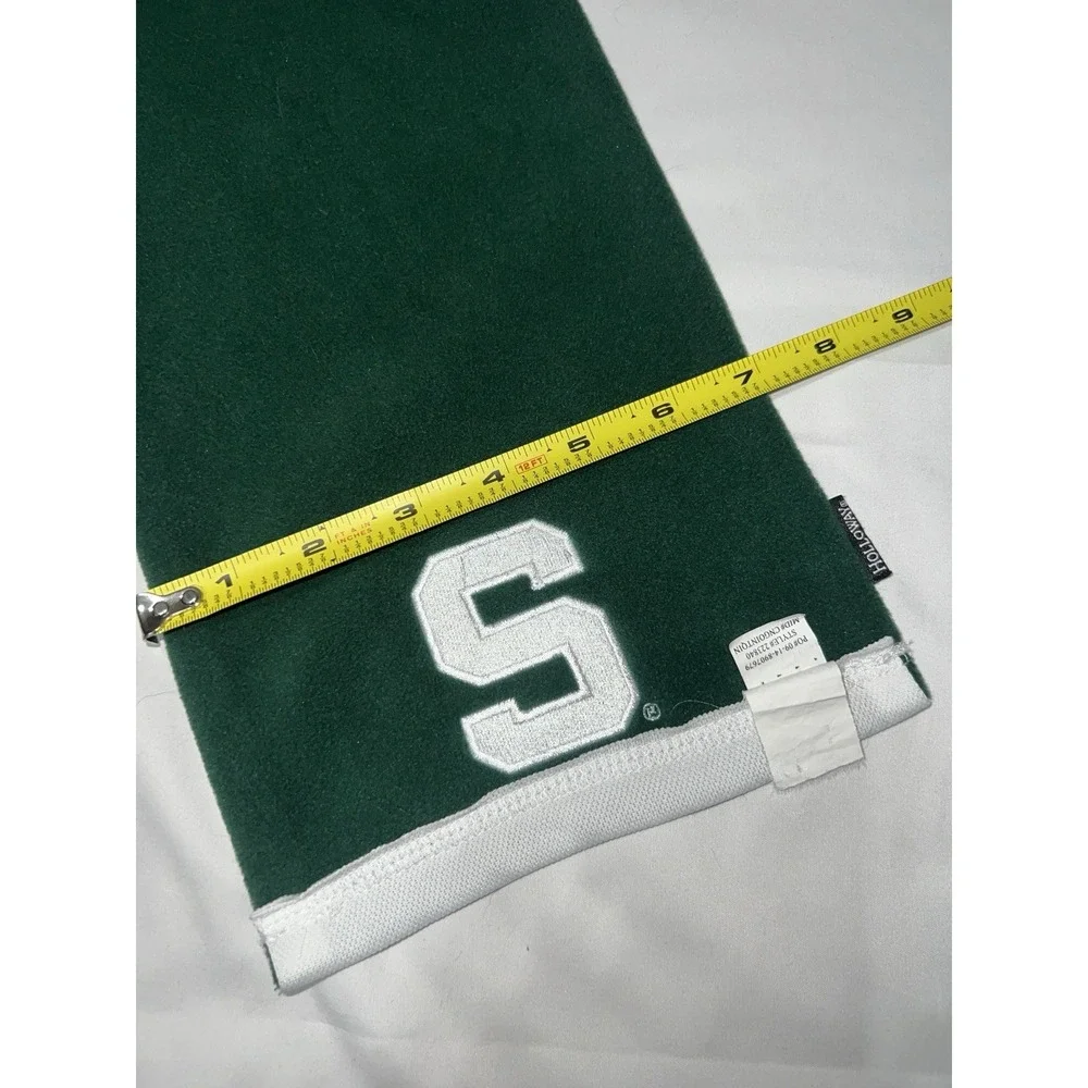 Michigan State Spartans Neck Scarf Green and Cream 81.5x7 Inch Read